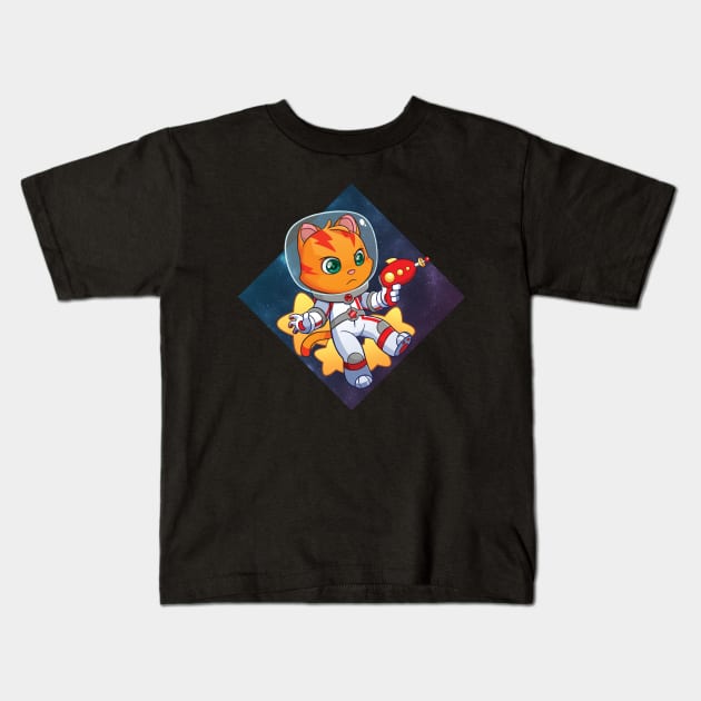 AstroPaws: ATOM Kids T-Shirt by strawberryquiche